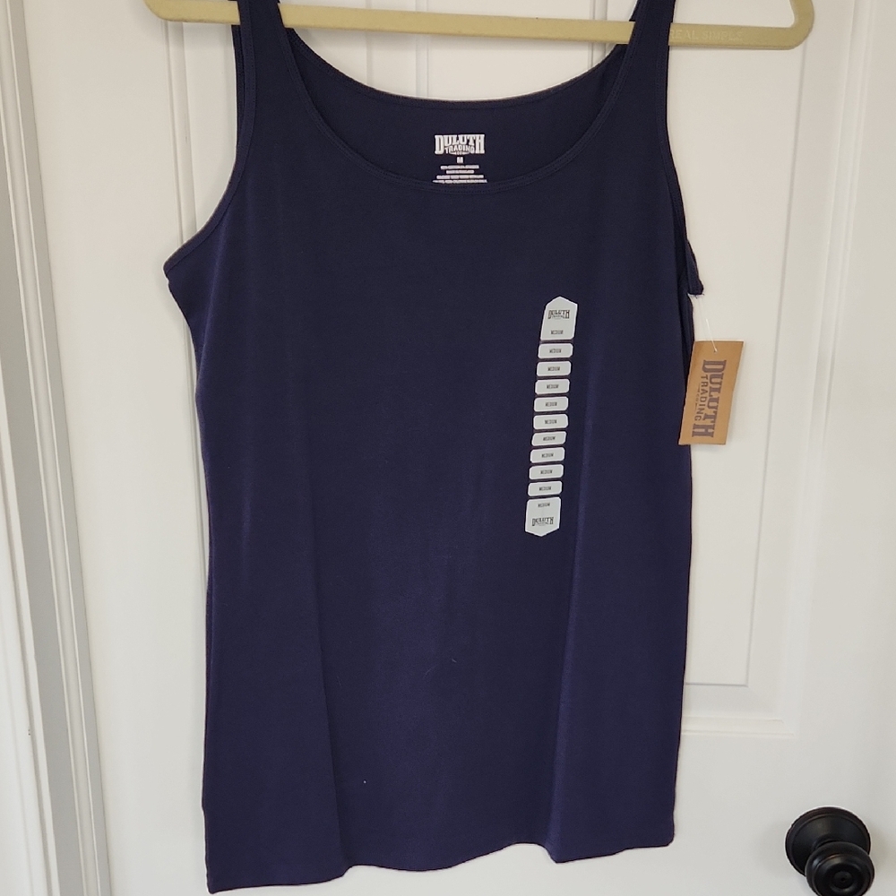 Duluth Trading Co Women's Navy Tank Top